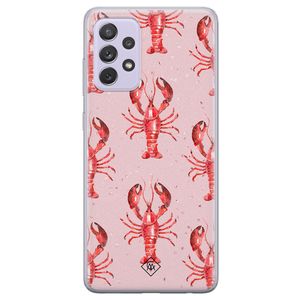 Samsung Galaxy A72 siliconen telefoonhoesje - Lobster all the way
