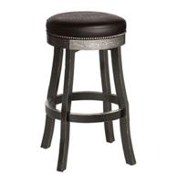 Harley-Davidson Bar & Shield Flames Barkruk Met Vintage Zwarte Afwerking