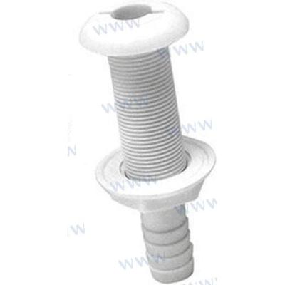 THTH-1002 - DOORVOER-AANSLUITING VOOR 25,4 MM SLANG.