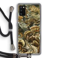 Haeckel Lacertilia: Samsung Galaxy A41 Transparant Hoesje met koord