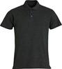 Clique 028230 Basic Polo - Antraciet Melange - XS