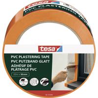 TESA 55487-00000-01 maskeertape 33 m Maskeertape voor algemeen gebruik Geschikt voor gebruik binnen Geschikt voor buitengebruik PVC Oranje - thumbnail