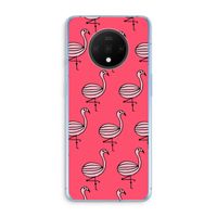 Flamingo: OnePlus 7T Transparant Hoesje Flamingo: OnePlus 7T Transparant Hoesje