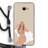One of a kind: Samsung Galaxy J4 Plus Transparant Hoesje met koord