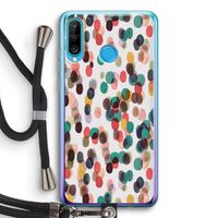 Tropical Dots: Huawei P30 Lite Transparant Hoesje met koord