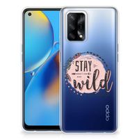 OPPO A74 4G Telefoonhoesje met Naam Boho Stay Wild - thumbnail