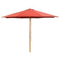 Houtstok parasol Tropical - terracottakleur - Ø300 cm - Leen Bakker - thumbnail