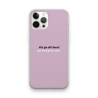 gij moogt er zijn: iPhone 12 Pro Max Transparant Hoesje