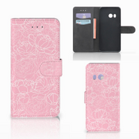 HTC U11 Hoesje White Flowers - thumbnail