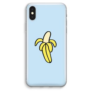 Banana: iPhone XS Max Transparant Hoesje