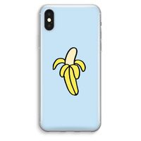Banana: iPhone XS Max Transparant Hoesje