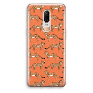 Cheetah: OnePlus 6 Transparant Hoesje