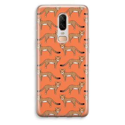 Cheetah: OnePlus 6 Transparant Hoesje