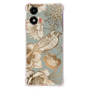 Case voor Motorola Moto G24 | G24 Power | G04 Vintage Bird Flowers