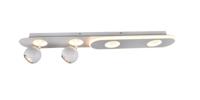 Brilliant Led plafondlamp Irelia 2xGU10 - 4xled - 80cm wit G99570/05