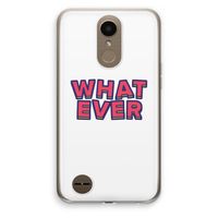 Whatever: LG K10 (2017) Transparant Hoesje