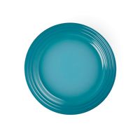 LE CREUSET - Aardewerk - Ontbijtbord 22cm Caribbean Blue