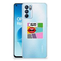 OPPO Reno 6 5G Silicone Back Cover Popart Princess