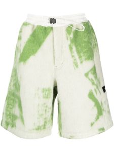 Y-3 short en polaire à imprimé abstrait - Vert