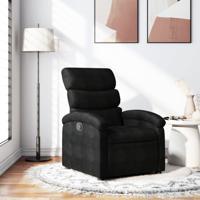 Relaxfauteuil Zwarte Stof