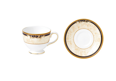 WEDGWOOD - Cornucopia - Theekop&schotel 0,15l Leight