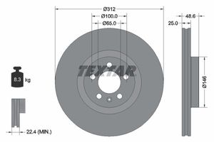 Remschijf 92303303