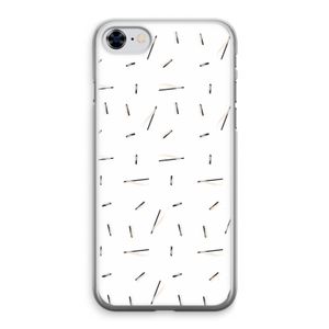 Hipster stripes: iPhone 8 Transparant Hoesje