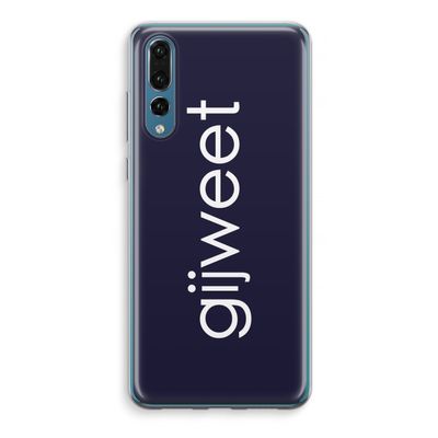 Gijweet: Huawei P20 Pro Transparant Hoesje