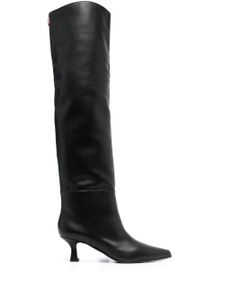 3juin bottes en daim 70 mm - Noir