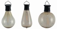 Solar Plastic retro bulb 3x model, 24x PDQ - Luxform Lighting