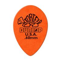 Dunlop Tortex Small Teardrop 0.60mm Plectrum - Per Stuk
