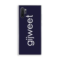 Gijweet: Samsung Galaxy Note 10 Plus Transparant Hoesje