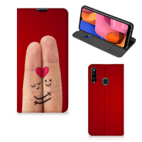 Samsung Galaxy A20s Hippe Standcase Liefde - Origineel Romantisch Cadeau