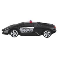 Maisto Modelauto - Lamborghini Murcielago police - zwart - 7,5 x 3 cm - speelgoedauto - politie