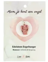 Engelen Hanger Rhodoniet - Love Gems