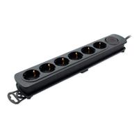 Stopcontactenstrip 6 Tomas met Interruptor TM Electron 250 V