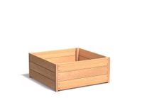 Hardhouten plantenbak CARREZ 100x100x44cm.