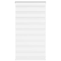 VidaXL Zebra blind 75x100 cm stofbreedte 70,9 cm polyester wit