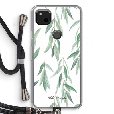 Branch up your life: Pixel 4a Transparant Hoesje met koord