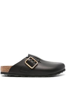 Birkenstock claquettes Boston Bold en cuir - Noir