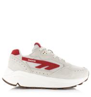 Hi-Tec HTS Shadow RGS | Star White / Red Alert Wit Suede Lage sneakers Unisex
