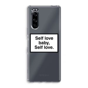 Self love: Sony Xperia 5 Transparant Hoesje