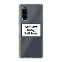 Self love: Sony Xperia 5 Transparant Hoesje