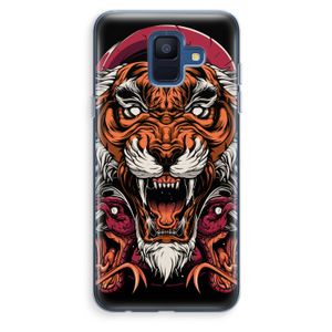 Tiger and Rattlesnakes: Samsung Galaxy A6 (2018) Transparant Hoesje