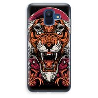 Tiger and Rattlesnakes: Samsung Galaxy A6 (2018) Transparant Hoesje