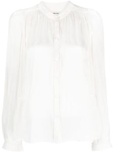 Zadig&Voltaire blouse Tchin en satin - Blanc