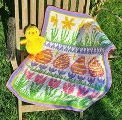 Babyversie Spring into easter blanket Spring Haakpakket