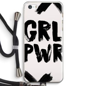 Girl Power #2: iPhone 5 / 5S / SE Transparant Hoesje met koord