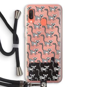Makis: Samsung Galaxy A20e Transparant Hoesje met koord