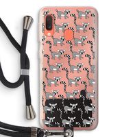 Makis: Samsung Galaxy A20e Transparant Hoesje met koord